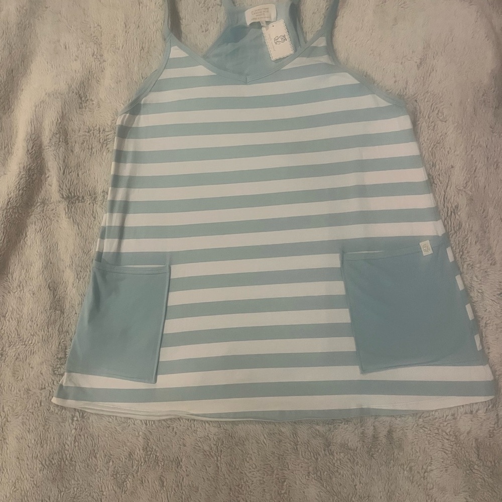 Simply Southern Blue and White Striped Dress